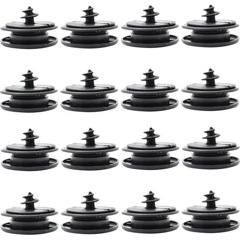 Lntyq 20 Pièces Clips Universels pour Tapis de Sol de Voiture,Clips de Fixation pour Tapis de Voiture 3 en 1,Supports de Fixation pour Tapis de Sol de Voiture