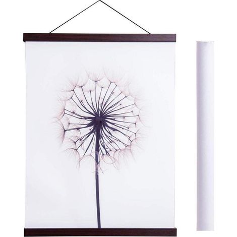 Posterleiste Magnet Holz Bilderrahmen 35x50 Nussbaum 35L x 1.8B cm (1/5)
