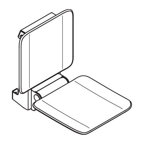 HEWI 900.51.10660 CV Siège suspendu (1/2)