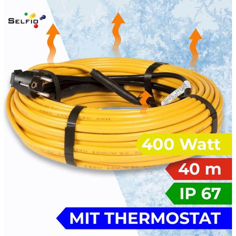 Rohrbegleitheizung Frostschutz-Heizleitung 40 m 400 Watt