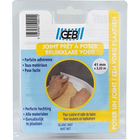 Vorgeformte Dichtung 40 mm x 3,35 m - Weiß GEB