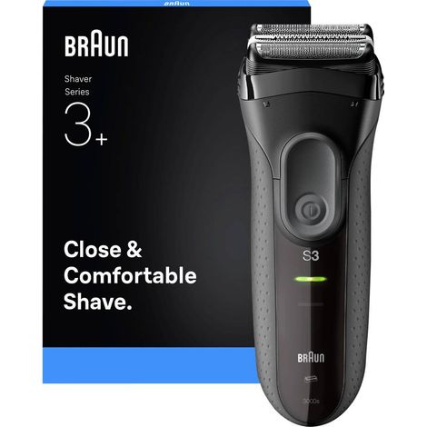 Braun Braun Rasierer Series 3 3000 Black/Grey Rasoio Grigio (1/2)