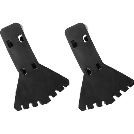 Embouts en Caoutchouc Antidérapants Accessoire Indispensable pour Pieds D'échelle 2 Pièces Protection Résistante à L'usure pour Échelle Noire Sécurisée (1/5)