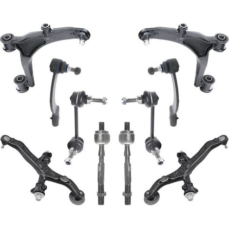 KIT BRACCIO OSCILLANTE 10 PEZZI COMPATIBILE CON NISSAN INTERSTAR Furgone (X70) dCi 140 / Kit Sospensione Completo OE/OEM / Bracci Oscillanti + Testine Sterzo / Sostituzione Diretta OEM