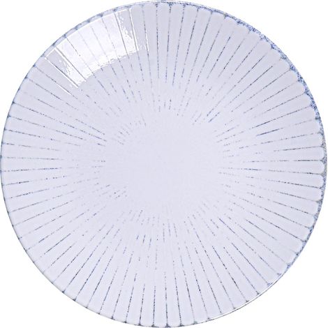 Assiette à dessert ronde ornée porcelaine 23 cm (1/2)