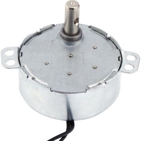 4W AC Synchronous Motor, 0.8-10RPM CW CCW Gear Motor (1/5)