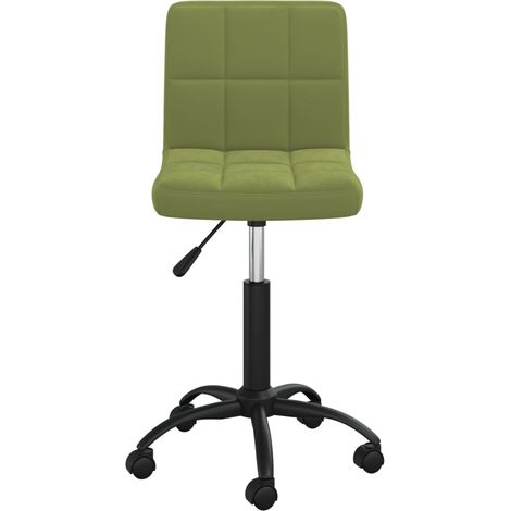 Maison Exclusive - Sedia da Pranzo Girevole Verde Chiaro in Velluto