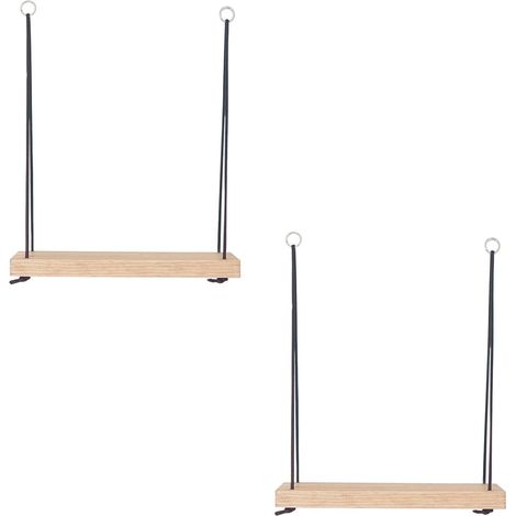 Mensola da parete, mensola portaoggetti Shelf Noce (1/5)