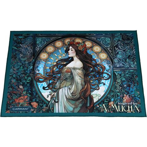 Carmani, salvamantel de plástico - alfons mucha