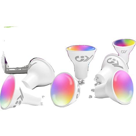 Ampoule Intelligente, 7W, 500 LM, Compatible avec Alexa, Tension 220-240V, Changement de Couleur RGB (1/5)