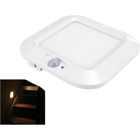 Rwoythk – Wiederaufladbare LED-Deckenleuchte mit Bewegungsmelder – 6000K – Kabellose Installation – Energiesparend – Für Flure und Badezimmer (1/5)