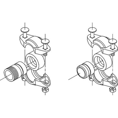 GRUNDFOS Accessoires pour pompes multicellulaires verticales PJE Raccord VictaulicR2 Joint EPDM complet, 339911
