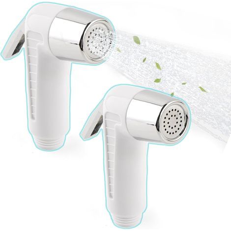 2x Douche Bateau Douchette Camping-Car Douchette Bateau avec Bouton, Pomme à économie D'eau,Durable et Résistant à la Rouille,Conception à Pression Accrue (1/5)