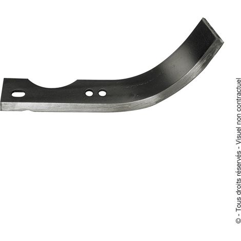Couteau de fraise universel 219 mm droite spécial labour fabriqué en France