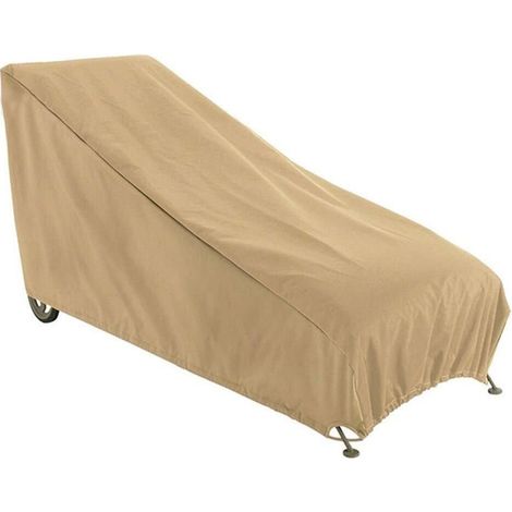 Terrazzo résistant à l'eau 81,8 x 30 x 31,1 pouces Patio Chaise Lounge Chair Cover, Patio Furniture Covers