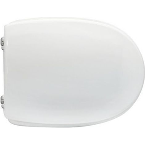 SEDILE WC PER SIMAS VASO PRIMAVERA FORMA 4 Bianco - Cerniere A passante