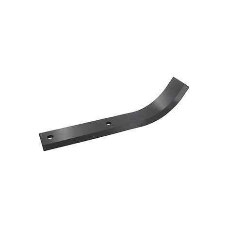 Cuchillo de fresa recto para motocultor adaptable en japonés: Honda, Iseki, Kubota, Mitsubishi - L: 235 mm. Tipo bineur.