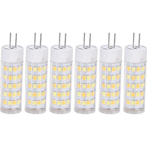 Jeffergarden 6 pièces G4 ampoule 3 couleur de lumière 220 V petite ampoule de plafonnier ampoule murale pour la maison OfficeG4 7 W 64 LED (1/5)