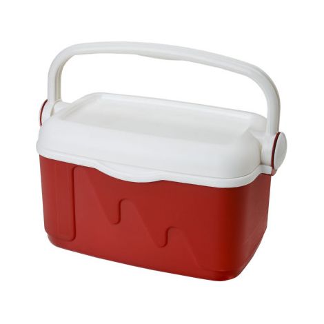 Curver Nevera portátil con asa, Ideal para camping, playa, picnic, Capacidad 10 L, Color Rojo