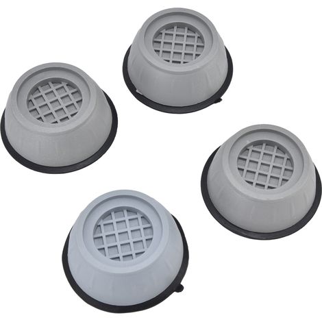 Stück Waschmaschinenfüße, stoßdämpfend, geräuschdämpfend, rutschfest, für Waschmaschinen, Kühlschrank und Trockner, 9 cm Durchmesser (1/5)