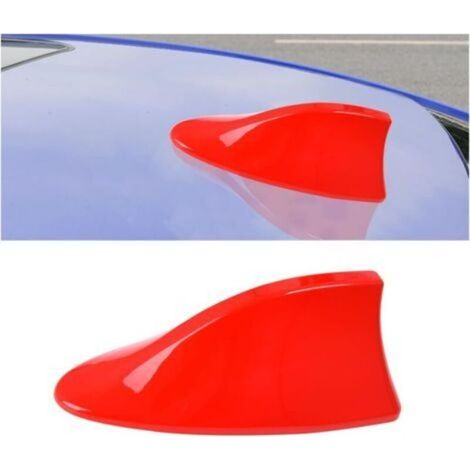 Decoración de antena de techo con forma de aleta de tiburón, cubierta de antena de aleta de tiburón para automóvil, antenas de techo para automóviles, para la mayoría de los automóviles, mejora la señ (1/5)