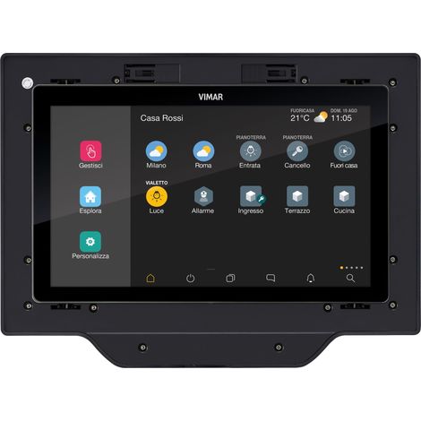 VIMAR - 01425 Touch screen domotico IP 10in PoE nero