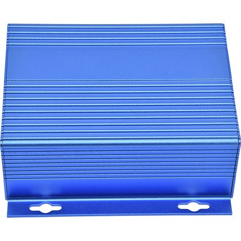 Boîtier de jonction étanche IP65 en aluminium 147x155x61mm, couleur bleu mat résistant (1/5)