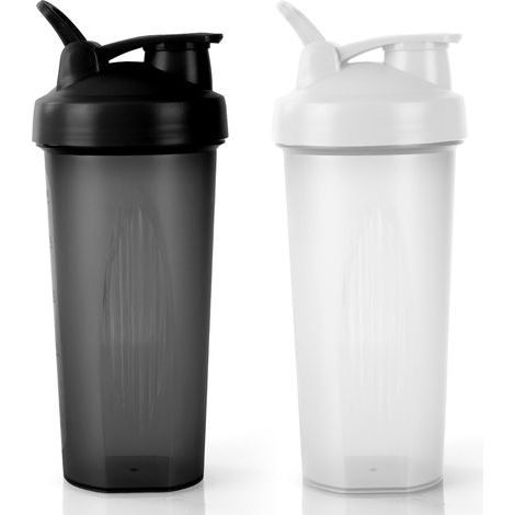 Protein-Shaker, 600 ml, 2 Stück, Protein-Shaker mit Mischball, Bouteille-Protein-Shaker für Boisson Protéinée (1/5)