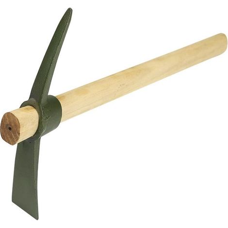 Pioche agricole Hongrui, tailles grande et moyenne, manche en fibre ou en bois, outil robuste pour travaux agricoles et extérieurs (1/5)