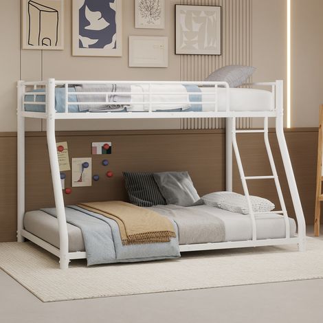 Bett Etagenbett Schlafplatz 90x190 140x190 Metall OKMYHOME (1/5)