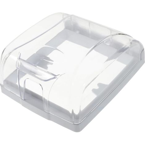 Couvercle Étanche pour Sonnette Extérieure Protection Transparent Contre Pluie Vent Soleil Couverture De Porte Contrôle D'Accès (1/4)