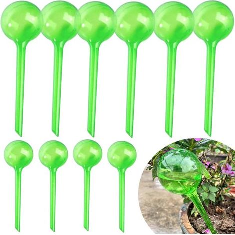 Lot de 10 boules d'arrosage automatique pour plantes intérieur et extérieur