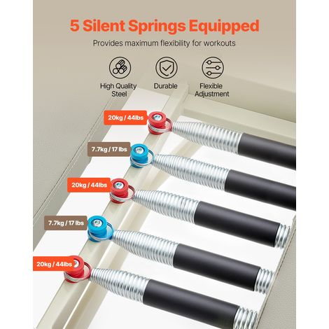 Reformer Pilates Pliable, Machine d'Entraînement Pilates Charge 181,44 kg, Lit avec Double Résistance, Ressort et Cordon, Kit Réformateur pour Utilisateurs Avancés et Débutants, Gym Domicile (1/5)