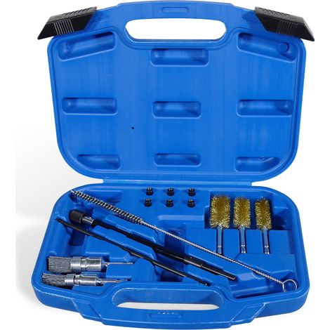 14 pcs Nettoyage de Siege injecteur et de l'arbre de l'injecteur kit de Nettoyage d'injecteur, Elimine facilement la rouille et les résidus de combustion