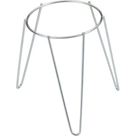 SATURNIA soporte maceta pie zincado 22 cms , Soporte maceta pie - Diametro del soporte: 22 cm.- La parte alta del macetero debe ser mas grande que el diámetro del sopor