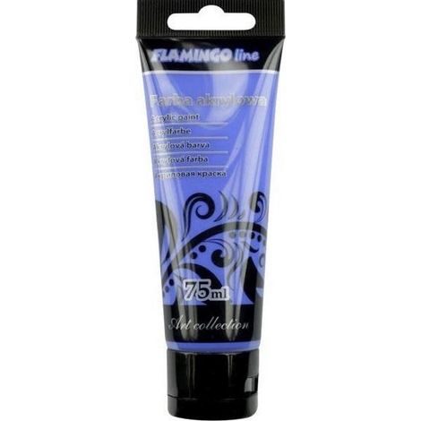 TITANUM Vernice acrilica Indaco 75ml - per dipingere legno e tessuti