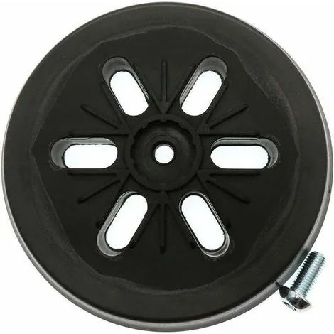 Plateau de ponçage pour ponceuse orbitale aléatoire Bosch GEX 150 AC, PEX 15 AE, GEX 150 Turbo 150 mm avec vis, (1/3)