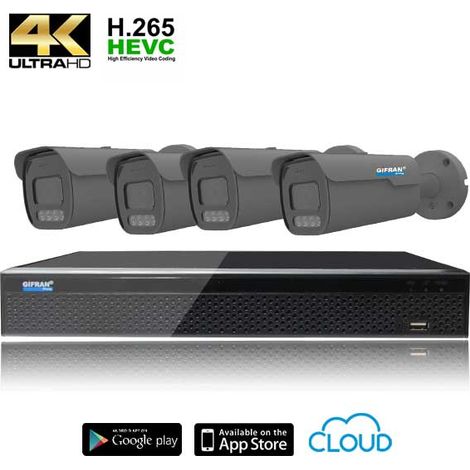 Kit 4 telecamere da esterno a focale variabile 8MPX – (1/4)