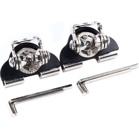 2 supports de fixation pour barre lumineuse LED, support de montage pour phare LED de capot et montant A, fixation par pince pour véhicule tout-terrain (1/5)