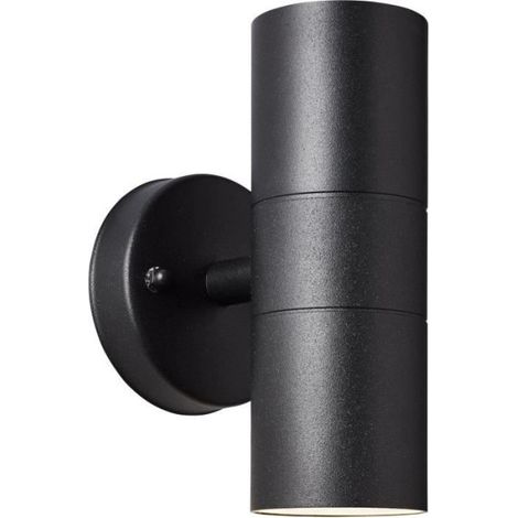 Applique murale extérieure JANDY 2L noir métal/verre - BRILLIANT - GU10 max 18W IP44 (1/5)