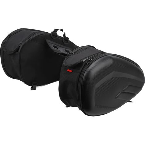 Sacoche latérale moto extensible 36L à 58L, imperméable, rangement étanche pour bagages et outils, adaptée aux motos sportives (1/5)