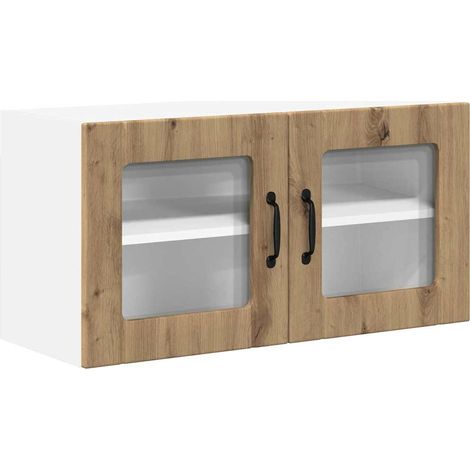 Meubles de Rangement,Armoire de cuisine avec étagère Chêne artisanal 80 x 31 x 40 cm CFW833028 (1/5)