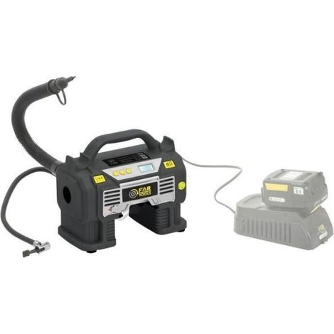 Gonfleur compresseur - FARTOOLS - 18V - 1100KPA - 11Bar - écran digital - indicateur de pression (1/2)