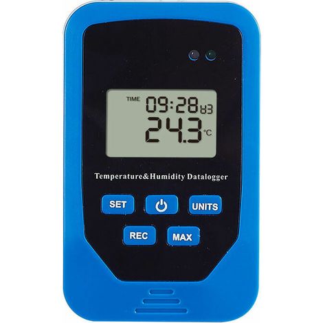 Enregistreur de température Enregistreur d'humidité de plage de température pour entrepôt Interrupteur de température d'humidité intérieure Matériau ABS de haute qualité,de DEBUNS