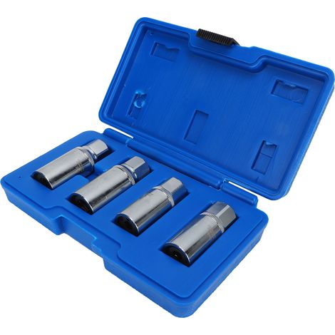 Lot de 6 extracteurs de goujons filetés 1/2 pouce, douilles de démontage 8-12 mm, outil de retrait de vis et manchon, kit de réparation automobile (1/5)
