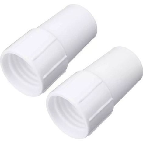 Manchettes de tuyau d'aspiration pour piscine, adaptateur de connecteur adapté au tuyau d'aspiration, accessoires de nettoyage, 1.5 pouces, 2 pièces (1/4)
