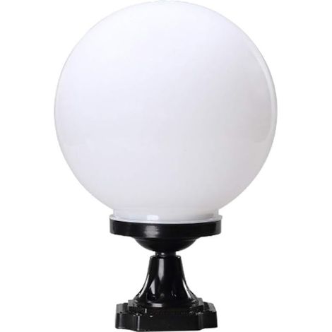 Lampe d'extérieur moderne en forme de globe, imperméable, luminaire d'extérieur, idéal Compatible with un patio, une cour, un balcon, un porche, un paysage ou une rue