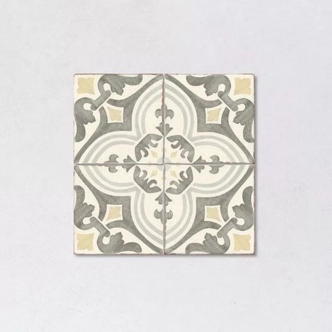 Carrelage Imitation Carreaux de Ciment VILLA REMI 15x15 cm Elena Villa (1/2)