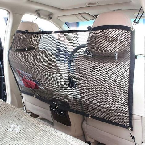 Filet de sécurité pour voiture pour votre animal de compagnie, grille de protection pour chien, 115 x 62 cm (1/3)