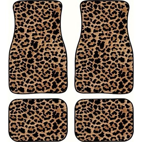Alfombrillas antideslizantes para coche, para todo tipo de clima, delanteras y traseras, juego de 4 piezas, aptas para camiones, SUV, etc. (1/5)